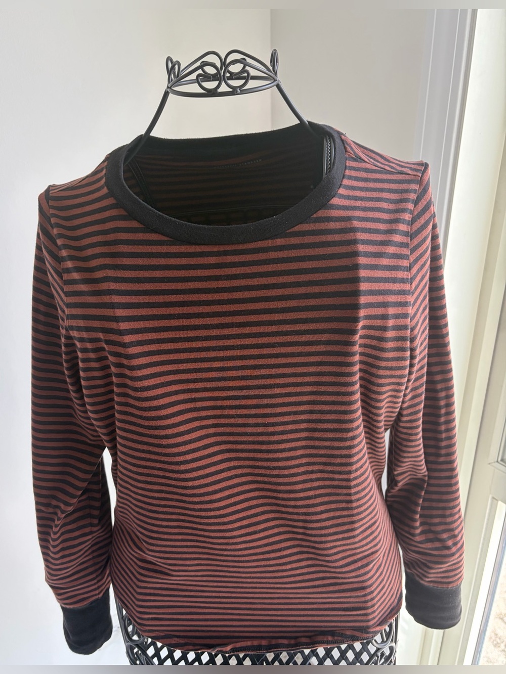Universal standard striped top
